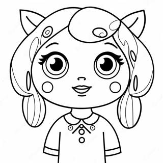 Monster Girl Coloring Pages