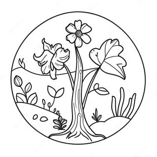 Plant Life Cycle Coloring Page 62768-51971