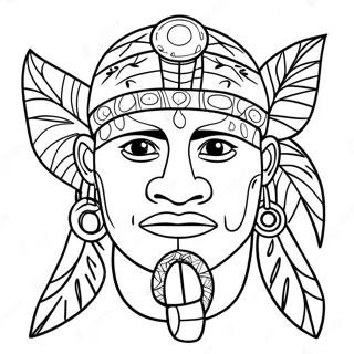 Taino Puerto Rico Coloring Pages