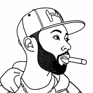 Brent Faiyaz Coloring Page 62848-52039