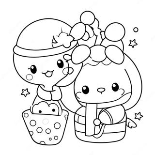 Christmas Sanrio Coloring Page 6284-5019