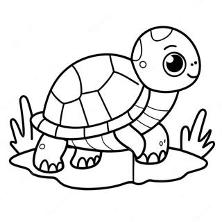 Cute Baby Sea Turtle Coloring Page 62859-52050