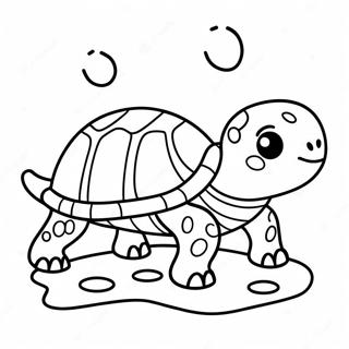 Cute Baby Sea Turtle Coloring Page 62859-52052