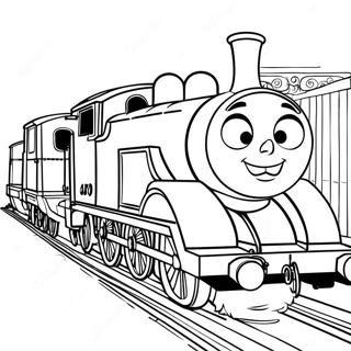 Thomas And Friends All Engines Go Coloring Pages