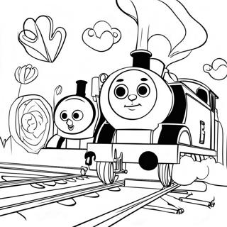 Thomas And Friends All Engines Go Coloring Page 62878-52063