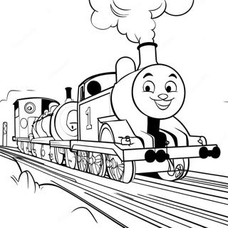 Colorful Thomas And Friends Characters Coloring Page 62879-52079