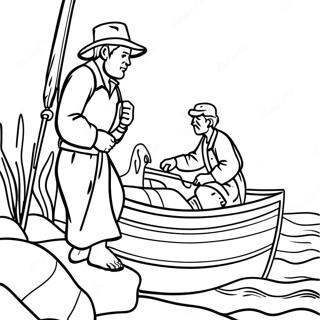 Fishers Of Men Coloring Page 62888-52071