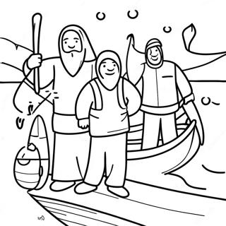 Fishers Of Men Coloring Pages