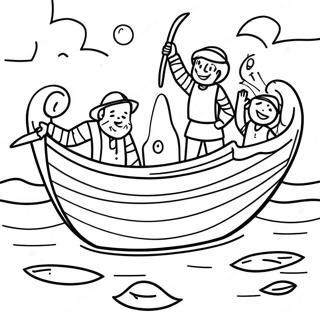 Joyful Fishers Of Men Coloring Page 62889-52067