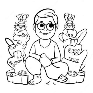 Simon With Friends Coloring Page 62899-52083