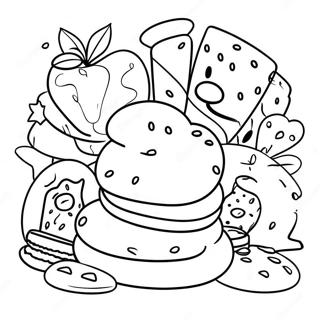 Disney Food Coloring Page 62938-52107