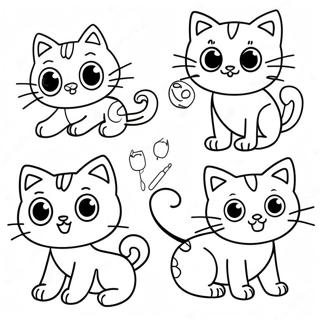 Adventurous Kid E Cats Coloring Page 62959-52134