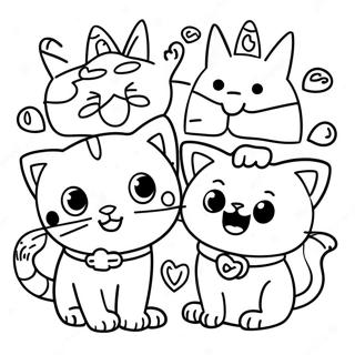 Adventurous Kid E Cats Coloring Page 62959-52136