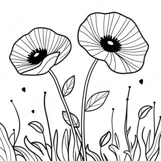 Poppy And Branch Dancing Coloring Page 6295-5031