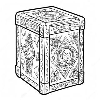 Colorful Tzedakah Box Coloring Page 62969-52137