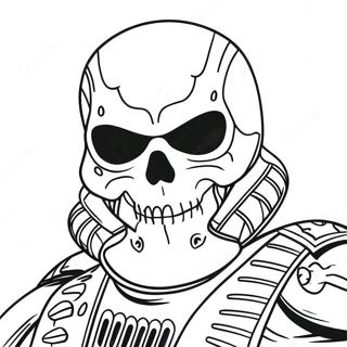 Skull Trooper Coloring Page 63029-52175