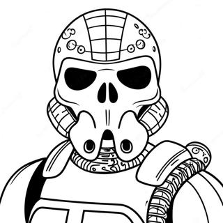 Skull Trooper Coloring Page 63029-52176