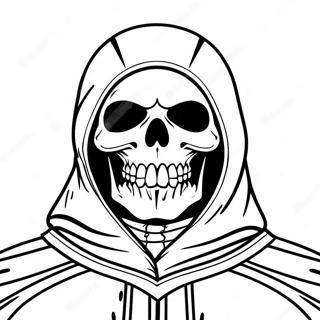 Cool Skull Trooper With Cape Coloring Page 63030-52168