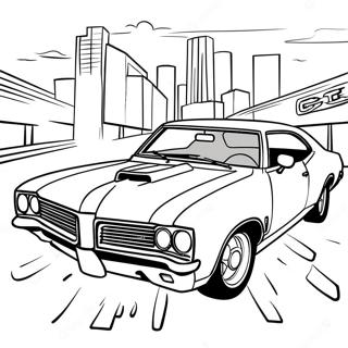 Pontiac Gto Classic Car Coloring Page 63049-52194