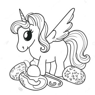 Unicorn Food Coloring Page 63059-52184