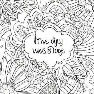 Motivational Quotes Coloring Page 63080-52217