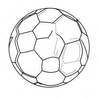 Colorful Soccer Ball Coloring Page 63100-52234