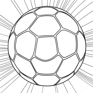 Colorful Soccer Ball Coloring Page 63100-52235