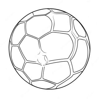 Colorful Soccer Ball Coloring Page 63100-52236