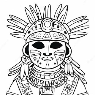 Kachina Doll Traditional Coloring Page 63119-52243