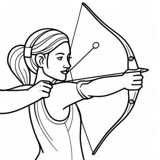 Archery Coloring Page 63149-52271