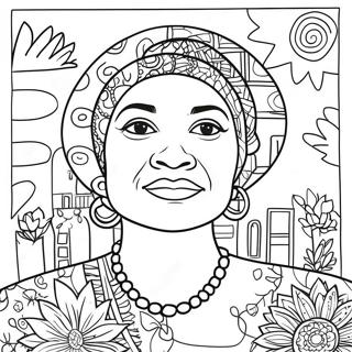 Faith Ringgold Coloring Page 63159-52278