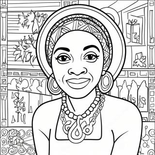 Faith Ringgold Coloring Page 63159-52280