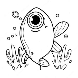 Funny Fortnite Fishstick Character Coloring Page 63170-52292