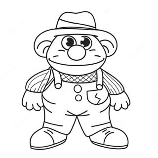 Ernie Coloring Pages