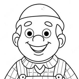 Happy Ernie With A Big Smile Coloring Page 63180-52301