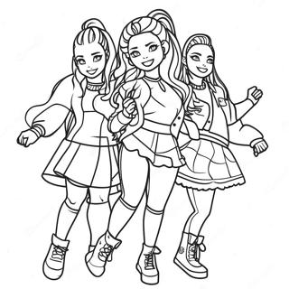 Itzy Members In Concert Coloring Page 63190-52313