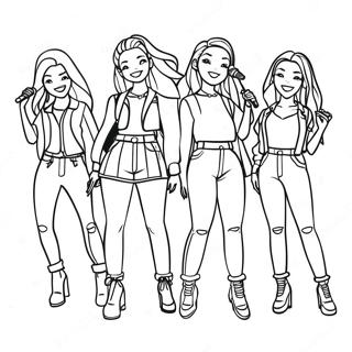 Itzy Members In Concert Coloring Page 63190-52315