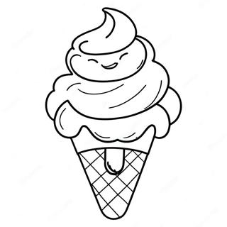 Ice Cream Cone Coloring Page 63209-52310