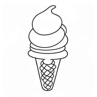 Ice Cream Cone Coloring Page 63209-52311