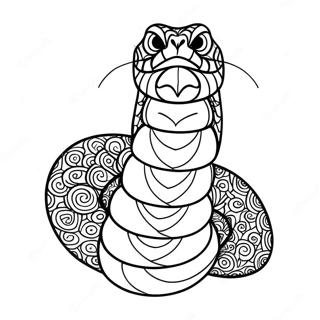 Coiled Viper Coloring Page 63220-52325