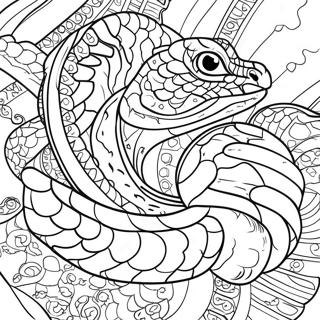 Coiled Viper Coloring Page 63220-52327