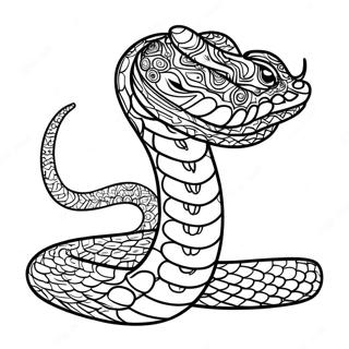 Coiled Viper Coloring Page 63220-52328