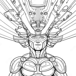 Titan Speakerman Coloring Page 6324-5051