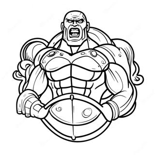 Titan Speakerman Coloring Page 6324-5052