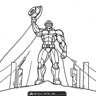 Titan Speakerman Coloring Page 6324-5146