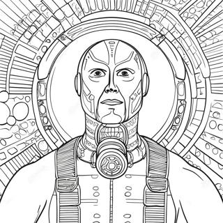 Titan Speakerman Coloring Page 6324-5148