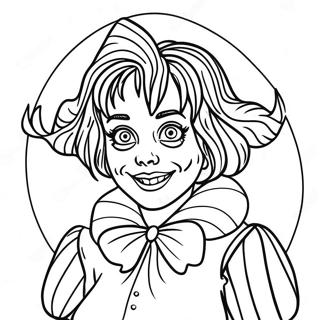 Lydia Deetz Beetlejuice Coloring Page 63259-52359