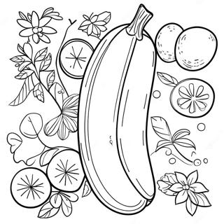 Cucumber Coloring Pages