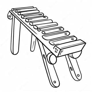 Xylophone Coloring Page 63289-52394