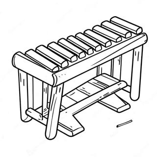 Xylophone Coloring Page 63289-52396